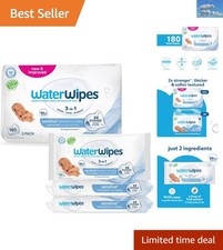 Sensitive Newborn Baby Wipes   3 Packs, 180 Count, Unscented  Hypoallergenic