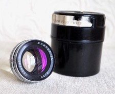 Vintage Jupiter 8M 50mm f/2 Standard Objektiv für Contax Kiev RF Mount.