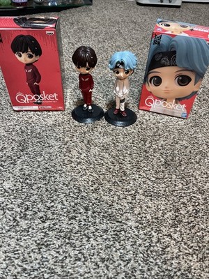 BANDAI TinyTan  Q POSKET Statue Figure - BTS SUGA + J-hope Set Of 2