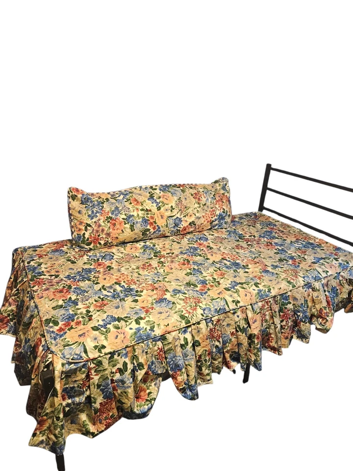 Juego de funda de cama doble y funda de almohada forrada 18x47 *LEER* núcleo de cabaña  Foto 2 de 4