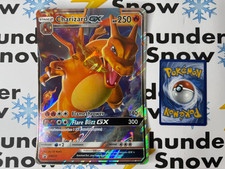 Carta promozionale JUMBO Charizard GX oversize SM211 Full Art Holo Pokemon *3a