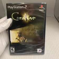 Factory Sealed Coraline (Sony PlayStation 2, 2009) New See Pics & Store Rare Ps2