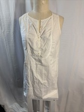 Gap Tunic/ Mini Dress White Cotton Size 2