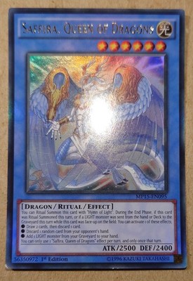 MP15-DE095 Saffira, Königin der Drachen Ultra Rare 1. Auflage Yugioh Karte