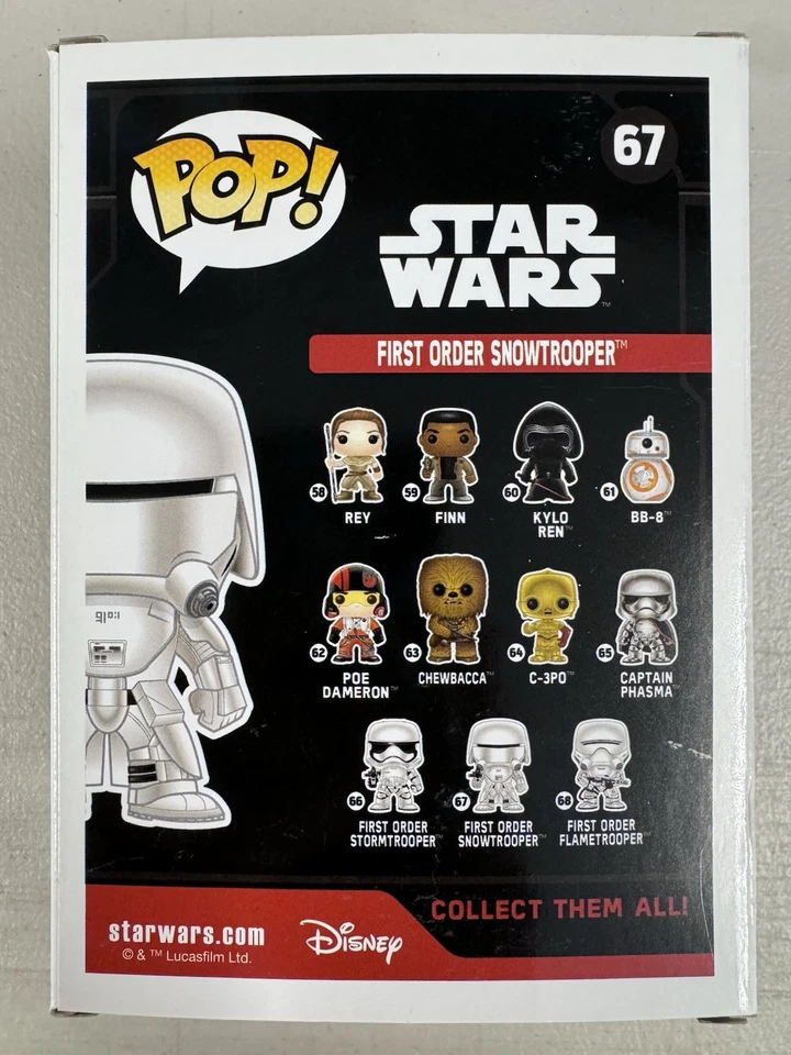 First Order Snowtrooper 67 ~ Star Wars: The Force Awakens ~ Funko Pop Vinyl - Image 3 of 4