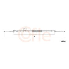 2x Handbremsseil hinten für Peugeot 208 2 UB | 24060536