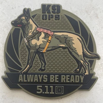 NEW 5.11 TACTICAL K9 OPERATIVES BELGIAN MALINOIS PATCH K9 OPS K9 PATCH 5 POLICE