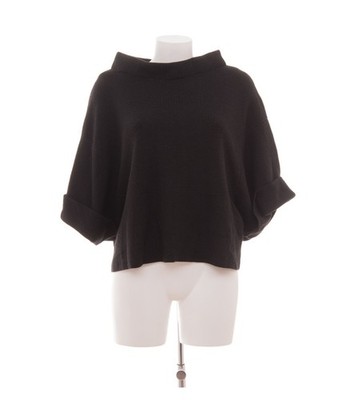 COS Damen Pullover Gr. XL Oversize (Geschätzt gemessen) Schwarz Wolle