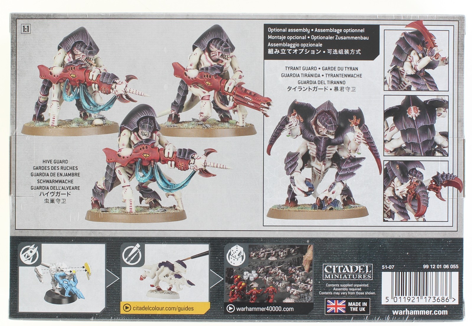 Warhammer 40k Tyranids Tyrant Guard / Hive Guard NO BOX