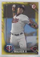 2016 Bowman Prospects Yellow Adam Walker Adam Brett Walker II #BP135 fm0