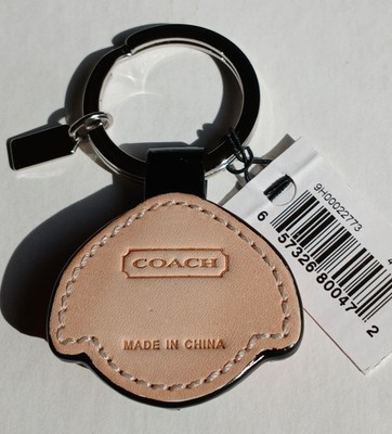 NWT Vintage Coach Ladybug Leather Keychain Purse Bag Charm Rare