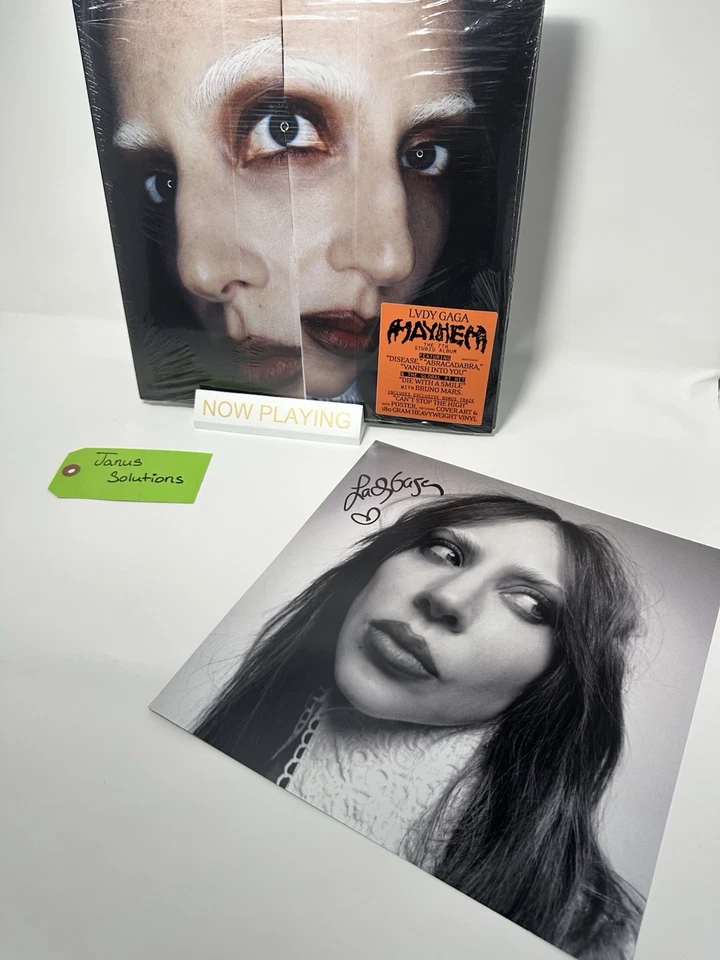 Lady Gaga MAYHEM Store Exclusive 180g Black Vinyl (Alternate Signed) - Image 2 of 2