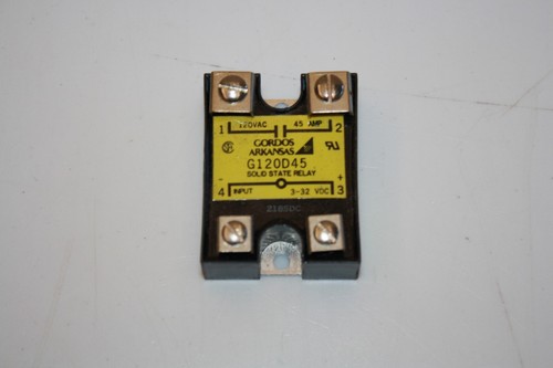 Qty (1) Gordos Arkansas G120D45 3.5-32V Input 120VAC 45A Out SSR - NOS - Picture 2 of 7