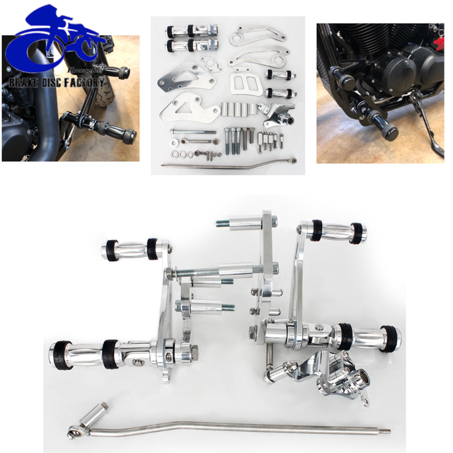 4" Polished Forward Controls for Honda VT750C Shadow Aero Phantom