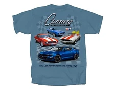 Joe Blow T's Chevy Camaro Too Many Toys Men's T-Shirt 1st 6th Gen 1969 Yenko