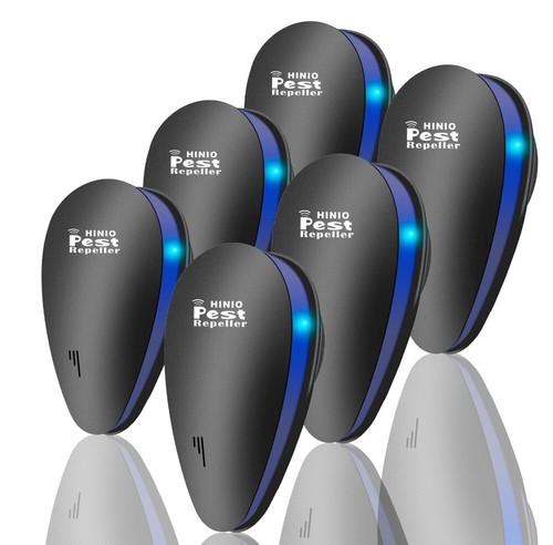 6 Pack Electronic Pest Reject Control Ultrasonic Repeller Home Bug Rat Spider - Picture 2 of 11
