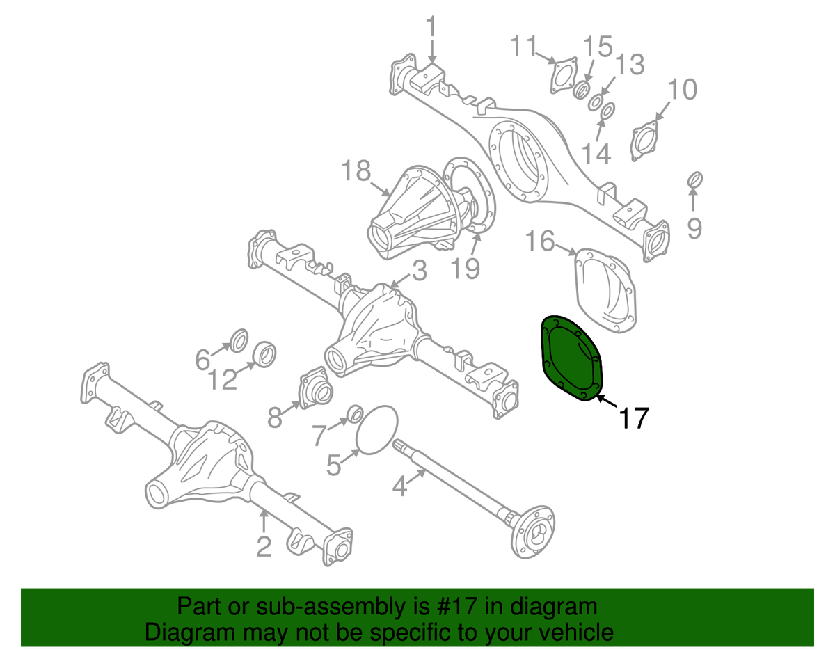 Diagram グレースコンチネンタル Rear Axle Seal 510 280ZX | Z Car Depot Inc