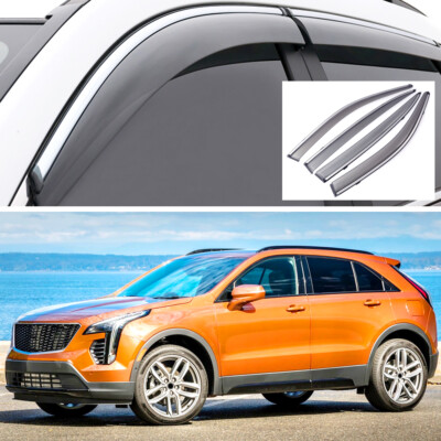 Rain Guards Window Visors Vent Shade Wind Deflectors for Cadillac XT4 2019-2024