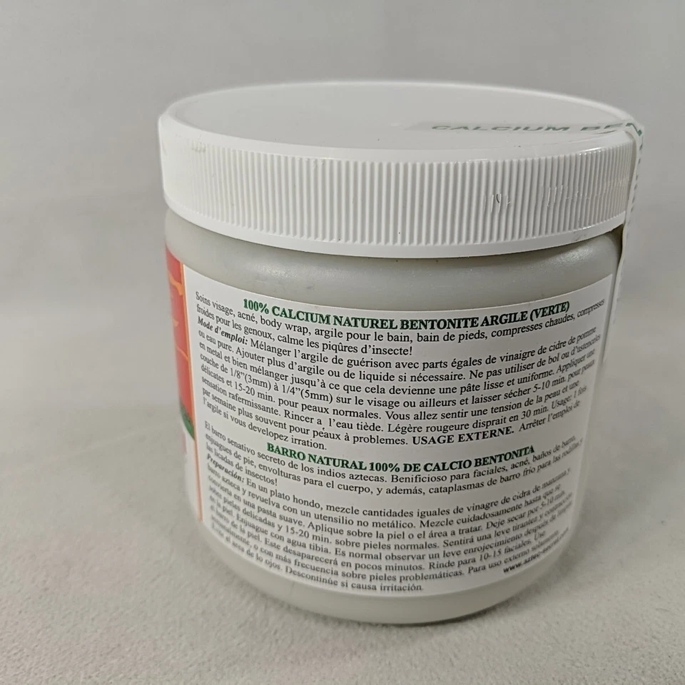 Aztec Secret Indian Healing Clay Deep Pore Cleanse Facial Calcium Bentonite 1lb - Image 4 of 4
