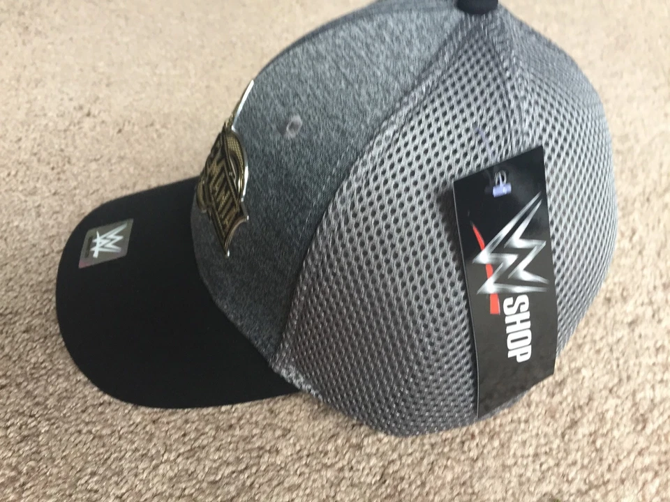 Sombrero Wrestlemania 34 WWE Talla Ajustable Nueva Orleans WWF NXT Gorra Logo Auténtico Foto 3 de 4