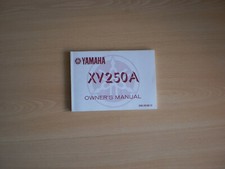 1 instrukcja obsługi " Yamaha XY 250 A