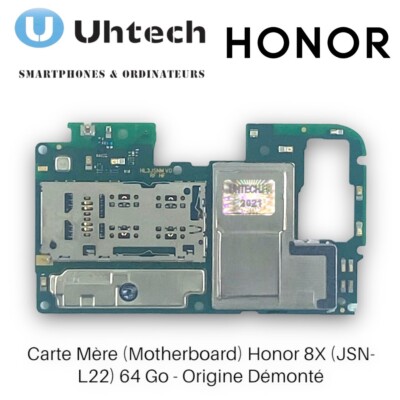 Carte Mère Honor 8X (JSN-L22) 128 Go - Testée Et Fonctionnelle (origine Démontée)