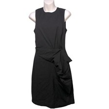 ASOS Black Mini Wrap Dress SZ 6