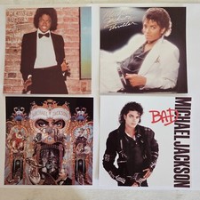 Free Same Day Shipping Michael Jackson 4 x 4 Inch Vinyl Glossy Sticker Lot of 4