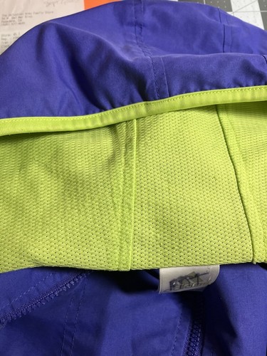 Adidas Purple/Lime Green Zip Up Youth Jacket Youth Size 5 - Picture 8 of 8