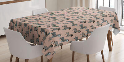 Minimalistisch Tischdecke Kinder-Safari Doodle Zebra