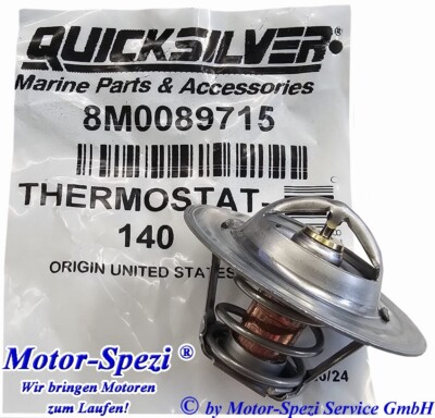 Quicksilver Thermostat für Mercruiser V6 und V8, original 8M0089715 ers. 8072521
