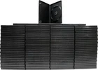 (100) Black Empty Standard Replacement Single DVD Cases Boxes 14mm Disc DVBR14BK