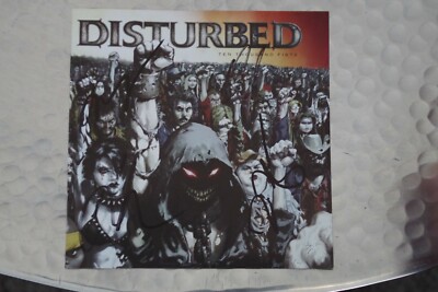Disturbed - Ten Thousand Fists, CD Album signed / autograph / signiert