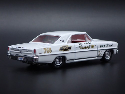 1966 66 Chevy Chevrolet Nova SS Bill Grumpy Jenkins Maßstab 1:64 Diecast Modellauto - Bild 7 von 7