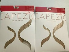 Capezio Footed Tights Sun Medium Womens M Dance N14C Lot 2 pr