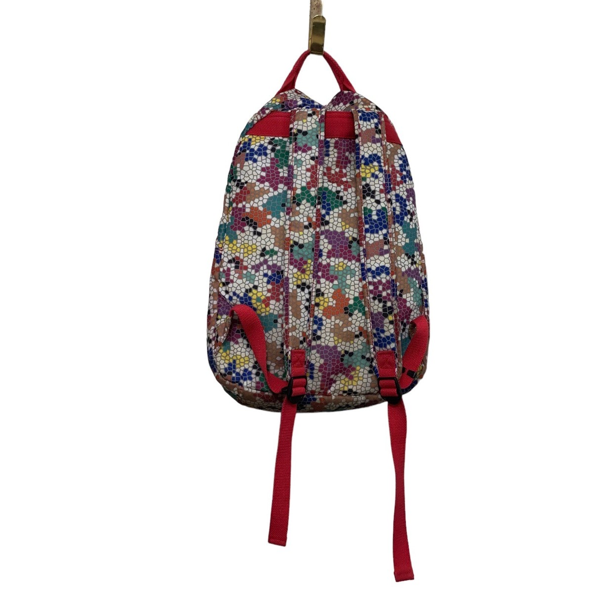 Kipling Laptop Computer Backpack Challenger Mosaic Pattern Pink Gorilla & Trim Kipling Laptop Computer Backpack Challenger Mosaic Pattern  main image 4