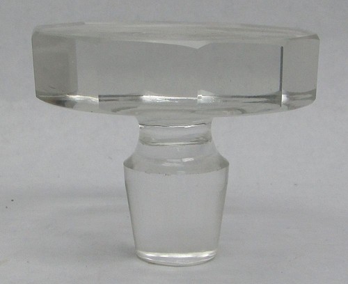 VINTAGE GERMAN STERLING SILVER CHERUB RING & CRYSTAL DECANTER - Picture 5 of 6