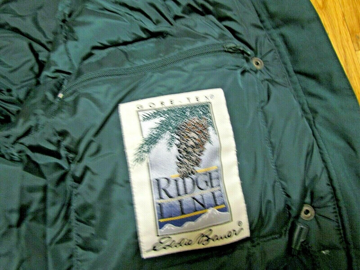 Vintage 90s Eddie Bauer Ridge Line Gore-Tex Parka Goose Down