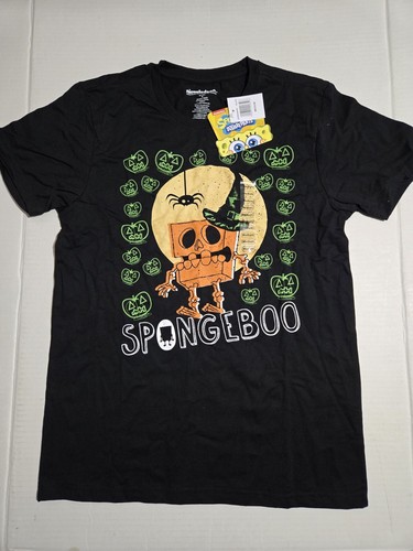 SPONGEBOB SQUAREPANTS Nickelodeon Halloween T-Shirt Mens MEDIUM NEW w/ TAG