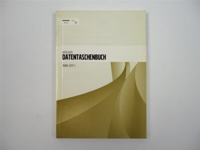 Volvo S80 ab 2007 Datentaschenbuch Werkstatthandbuch