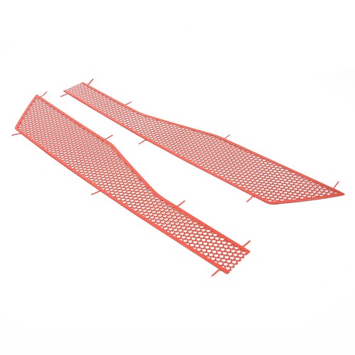 Rejilla roja de acero inoxidable cubierta de ventilación inferior trasera para Corvette C8 Stingray Z51 - Imagen 13 de 14