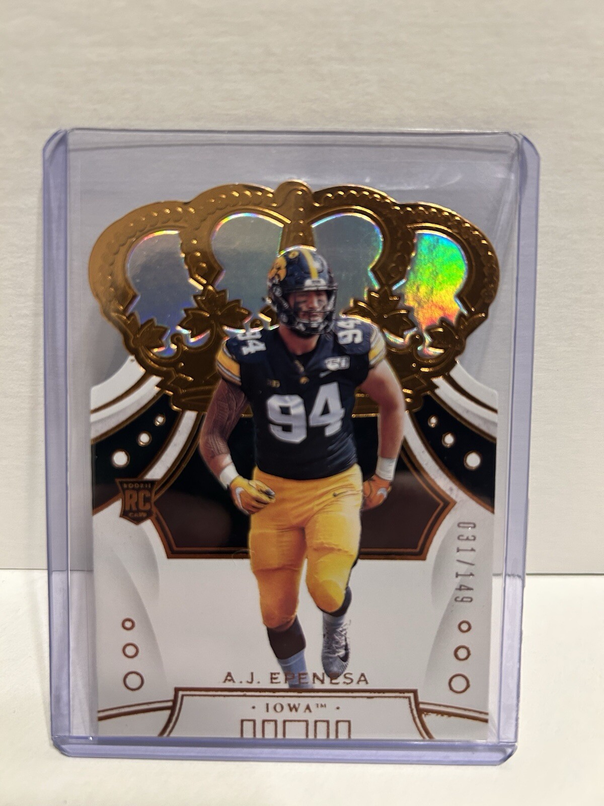 AJ Epenesa Panini Chronicles Draft Picks Crown Royale #10 Base