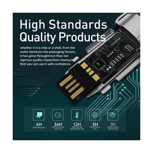 MOVE SPEED 1TB Solid State Flash Drive USB 3.2 550MB/s High Speed, Type C USB... - Picture 3 of 5