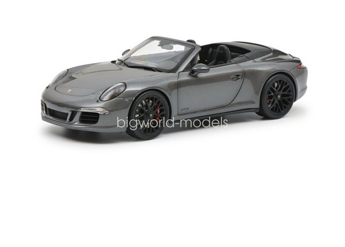Schuco 1/18 scale Porsche 911 Targa 4 GTS Grey Diecast car
