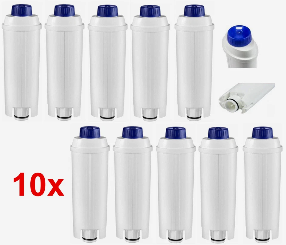 10 x Wasserfilter pass. für alle Delonghi mit DLS C002 / SER 3017 ECAM ESAM BCO