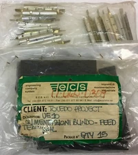 ECS VAHLE MODEL UE10 FEED TERMINAL AUGMENTATION BUNDLE [SET OF 15] NEW IN PKG