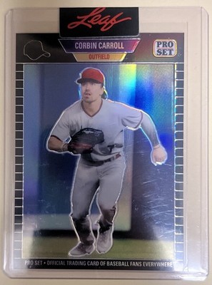 2023 Leaf Pro Set Metal Black Corbin Carroll #'d 43/49