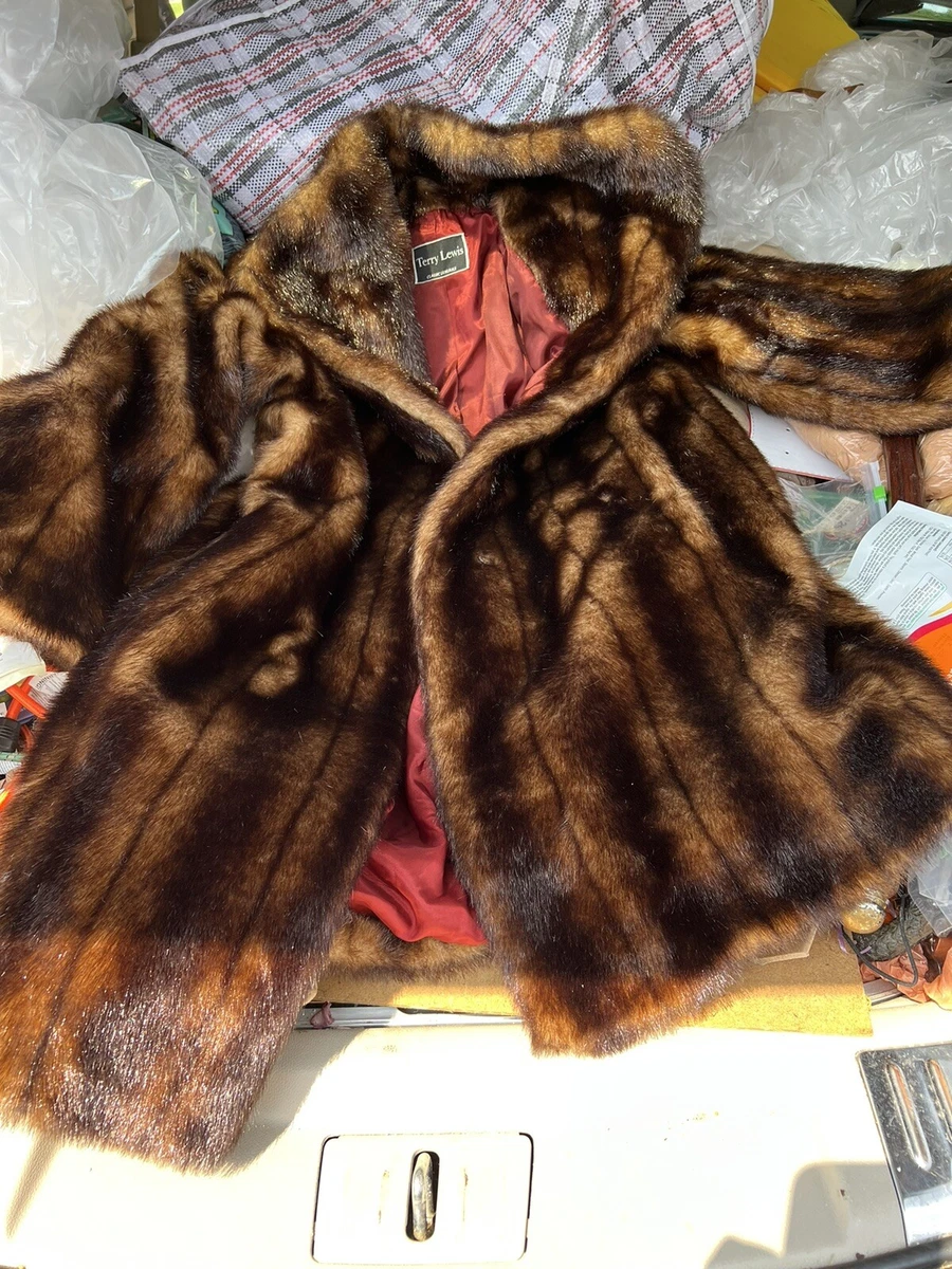 Faux fur coat - Light brown - Ladies