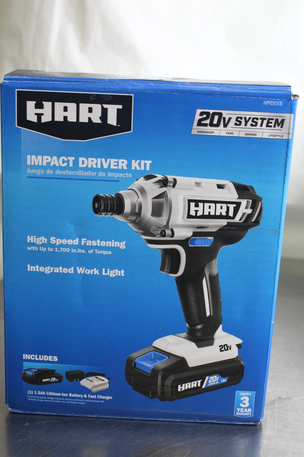 HART 20V Cordless Impact Driver Kit 