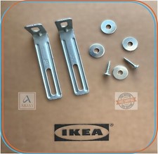 106990 106989 IKEA ANTI TIP BILLY BOOKCASE SAFETY BRACKETS